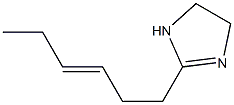 2-(3-Hexenyl)-1-imidazoline 结构式