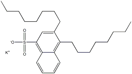  3,4-Dioctyl-1-naphthalenesulfonic acid potassium salt