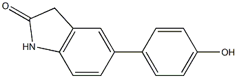 5-(4-Hydroxyphenyl)indolin-2-one Structure