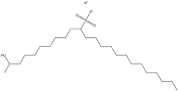  2-Hydroxytetracosane-11-sulfonic acid potassium salt