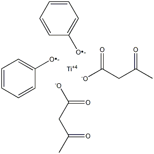 Bis(acetoacetic acid)diphenoxytitanium(IV) salt