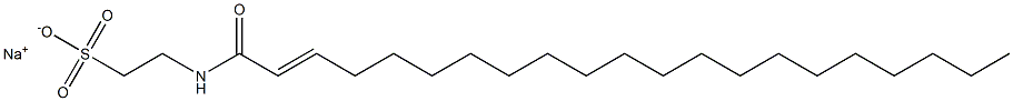 N-(1-Oxo-2-henicosen-1-yl)taurine sodium salt Struktur