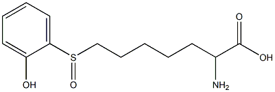 2-Amino-7-(2-hydroxyphenylsulfinyl)heptanoic acid