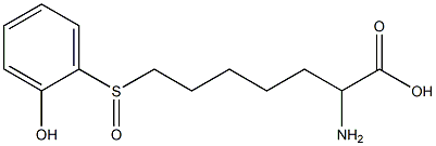 2-Amino-7-(2-hydroxyphenylsulfinyl)heptanoic acid|