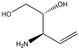(2R,3R)-3-Amino-4-pentene-1,2-diol 结构式