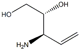 (2R,3R)-3-Amino-4-pentene-1,2-diol,,结构式