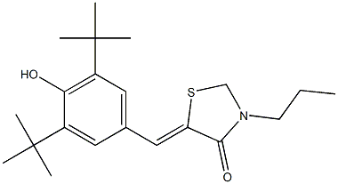 Dihydro-3-propyl-5-(4-hydroxy-3,5-di-tert-butylbenzylidene)thiazol-4(5H)-one