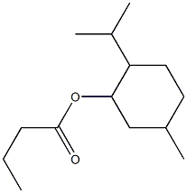 l-Menthyl butyrate Struktur