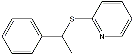 1-(2-Pyridinylthio)-1-phenylethane Struktur