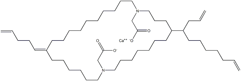 Bis[N,N-di(11-dodecenyl)aminoacetic acid]calcium salt 结构式