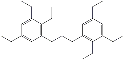 3,3'-(1,3-Propanediyl)bis(1,2,5-triethylbenzene) 结构式