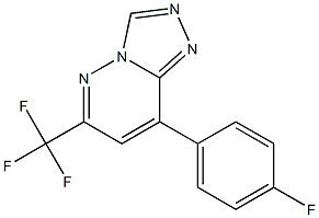  6-(Trifluoromethyl)-8-(4-fluorophenyl)-1,2,4-triazolo[4,3-b]pyridazine