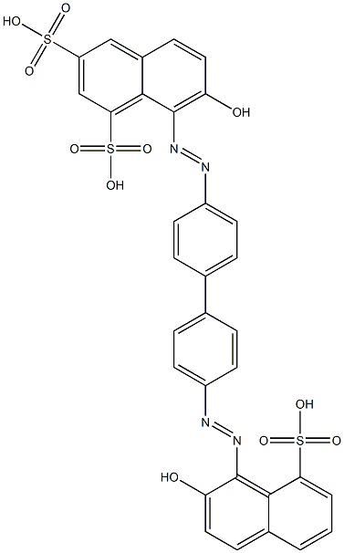 7-Hydroxy-8-[[4'-[(2-hydroxy-8-sulfo-1-naphthalenyl)azo][1,1'-biphenyl]-4-yl]azo]-1,3-naphthalenedisulfonic acid|