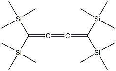 1,1,4,4-テトラキス(トリメチルシリル)-1,2,3-ブタントリエン 化学構造式