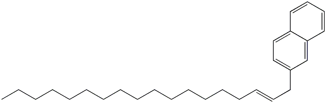 2-(2-Octadecenyl)naphthalene Structure