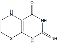 1,2,6,7-テトラヒドロ-2-イミノ-5H-ピリミド[4,5-b][1,4]チアジン-4(3H)-オン 化学構造式