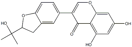 3-[[2,3-Dihydro-2-(1-hydroxy-1-methylethyl)benzofuran]-5-yl]-5,7-dihydroxy-4H-1-benzopyran-4-one