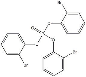 Phosphoric acid tris(2-bromophenyl) ester Structure