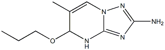 2-Amino-6-methyl-5-propoxy-4,5-dihydro[1,2,4]triazolo[1,5-a]pyrimidine,,结构式