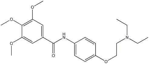 N-[4-[2-(Diethylamino)ethoxy]phenyl]-3,4,5-trimethoxybenzamide