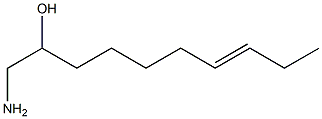 1-Amino-7-decen-2-ol,,结构式
