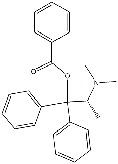 (+)-[(R)-1-(Dimethylamino)ethyl]diphenylmethanol benzoate Structure