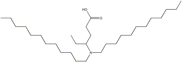 4-(Didodecylamino)hexanoic acid,,结构式