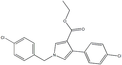 1-(4-Chlorobenzyl)-4-(4-chlorophenyl)-1H-pyrrole-3-carboxylic acid ethyl ester|