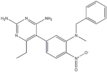 2,4-Diamino-6-ethyl-5-(3-[methyl(benzyl)amino]-4-nitrophenyl)pyrimidine