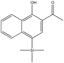  2-Acetyl-4-trimethylsilyl-1-naphthol