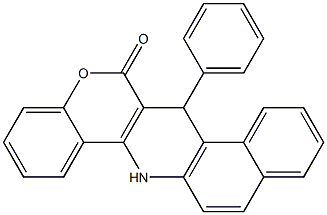 7,14-Dihydro-7-(phenyl)-6H-benzo[f][1]benzopyrano[4,3-b]quinolin-6-one|