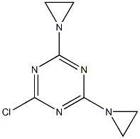 6-Chloro-2,4-bis(1-aziridinyl)-1,3,5-triazine Structure