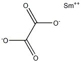 Oxalic acid samarium(II) salt Structure