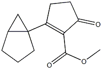2-(Bicyclo[3.1.0]hexan-1-yl)-5-oxocyclopentene-1-carboxylic acid methyl ester Struktur