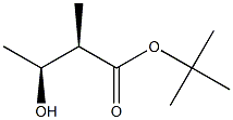 (2R,3S)-2-Methyl-3-hydroxybutyric acid tert-butyl ester 结构式