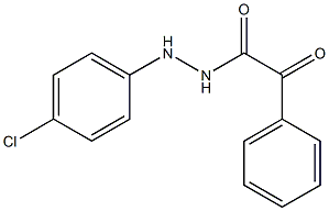 1-[2-(4-Chlorophenyl)hydrazino]-2-phenyl-1,2-ethanedione Structure