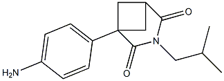  1-(4-Aminophenyl)-3-(2-methylpropyl)-3-azabicyclo[3.1.1]heptane-2,4-dione