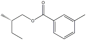 (+)-m-Toluic acid (S)-2-methylbutyl ester 结构式