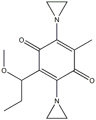 2,5-Bis(1-aziridinyl)-3-methyl-6-(1-methoxypropyl)-1,4-benzoquinone|