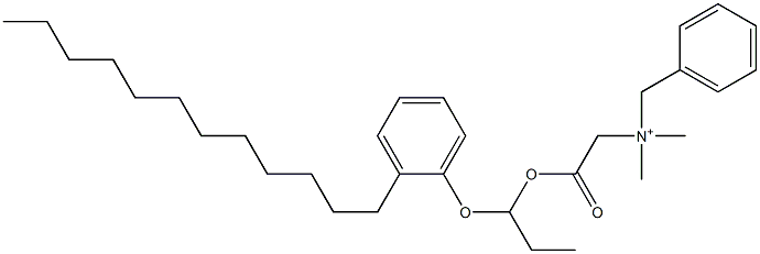 N,N-Dimethyl-N-benzyl-N-[[[1-(2-dodecylphenyloxy)propyl]oxycarbonyl]methyl]aminium