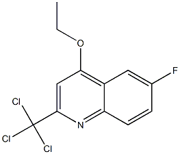 2-Trichloromethyl-4-ethoxy-6-fluoroquinoline