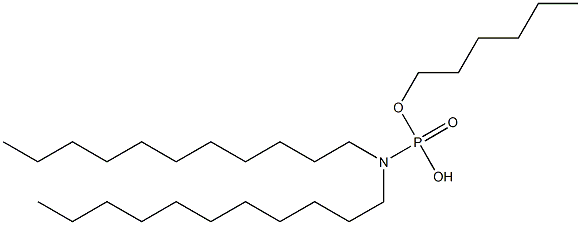 N,N-Diundecylamidophosphoric acid hydrogen hexyl ester|