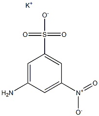 3-Amino-5-nitrobenzenesulfonic acid potassium salt 结构式