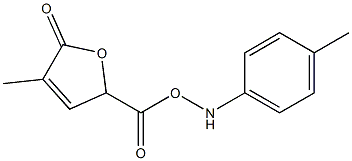 2,5-Dihydro-4-methyl-5-oxo-2-(4-methylphenylamino)furan-2-carboxylic acid Structure