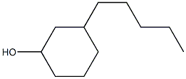 3-Pentylcyclohexanol Structure