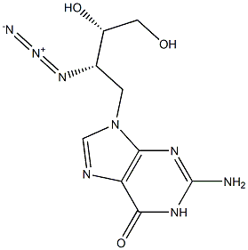 2-Amino-9-[(2S,3S)-2-azido-3,4-dihydroxybutyl]-1,9-dihydro-6H-purin-6-one