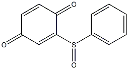 2-(Phenylsulfinyl)-p-benzoquinone Struktur