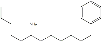 7-Aminododecylbenzene 结构式