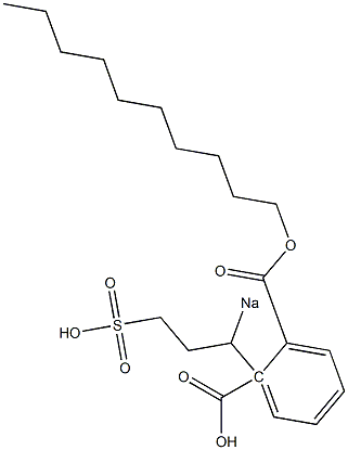 Phthalic acid 1-decyl 2-(1-sodiosulfopropyl) ester