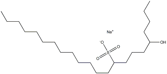  5-Hydroxydocosane-9-sulfonic acid sodium salt